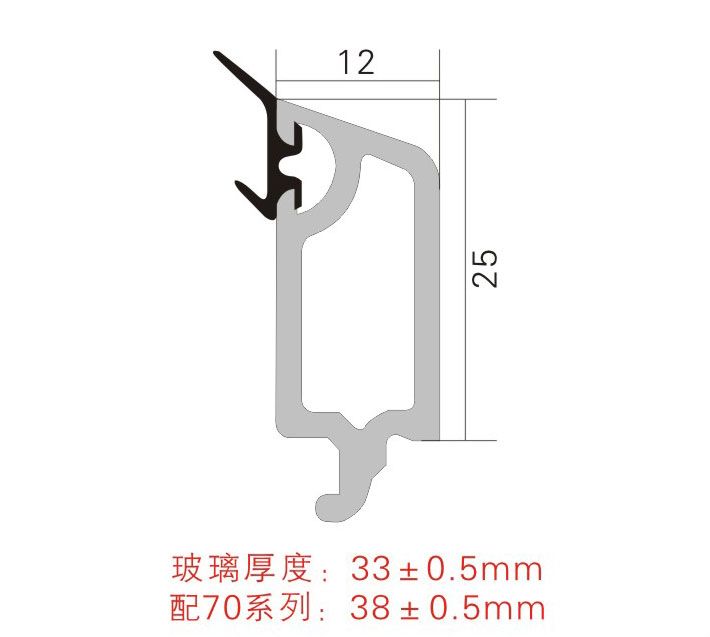 65三玻壓條